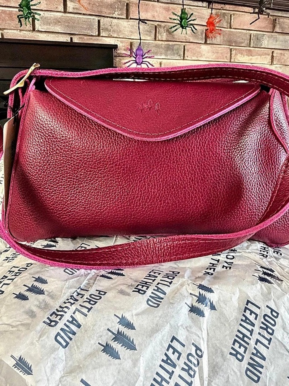 Portland Leather Orchid Neruda Crossbody